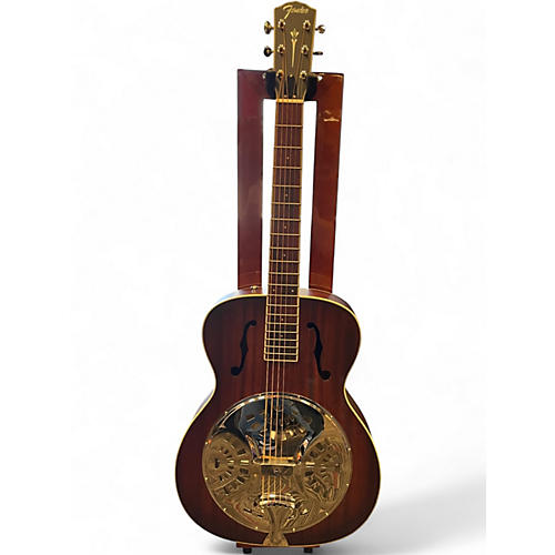 Used Fender PR 180 E mahogany Acoustic Guitar mahogany