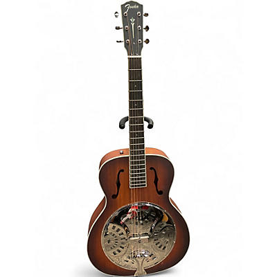 Used Fender PR-180E RESONATOR Aged Cognac Burst Acoustic Guitar