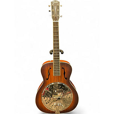 Used Fender PR-180E Sunburst Resonator Guitar