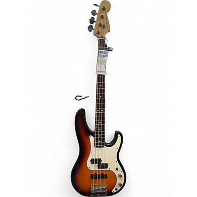 Used Fender PRECISION DELUX 2 Color Sunburst Electric Bass Guitar