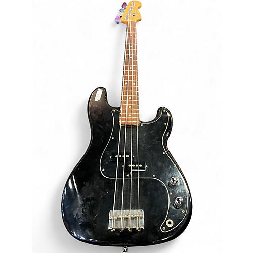 Used Fender PRECISSION BASS BLACK Electric Bass Guitar BLACK