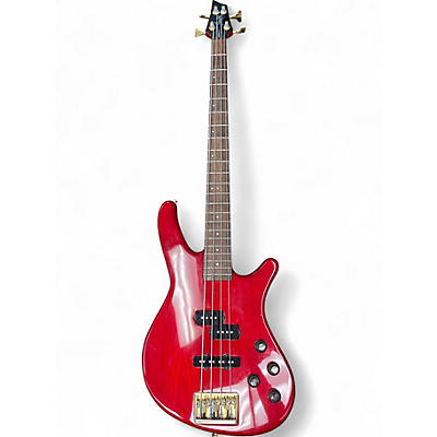 Used Fender PROPHECY II Red Electric Bass Guitar