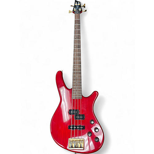 Used Fender PROPHECY II Red Electric Bass Guitar Red