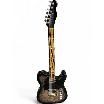 Used Fender Pale moon ebony telecaster Trans Black Solid Body Electric Guitar