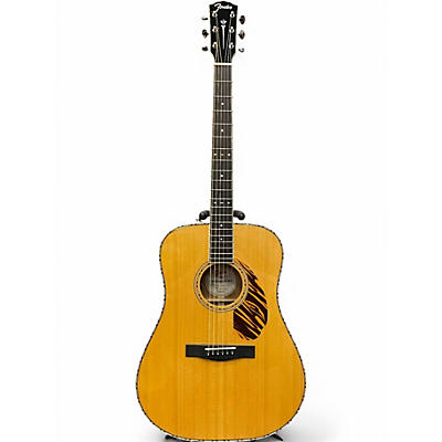 Used Fender Paramount PD-220E Natural Acoustic Electric Guitar