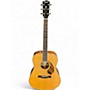 Used Fender Paramount PD-220E Natural Acoustic Electric Guitar Natural