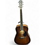 Used Fender Paramount PD220E Natural Acoustic Guitar Natural