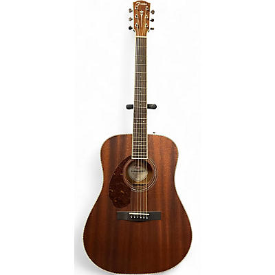 Used Fender Paramount PM-1 Standard Dreadnought Left Handed Mahogany Acoustic Guitar