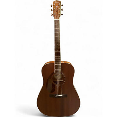 Used Fender Paramount PM-1 Standard Dreadnought Left Handed Mahogany Acoustic Guitar