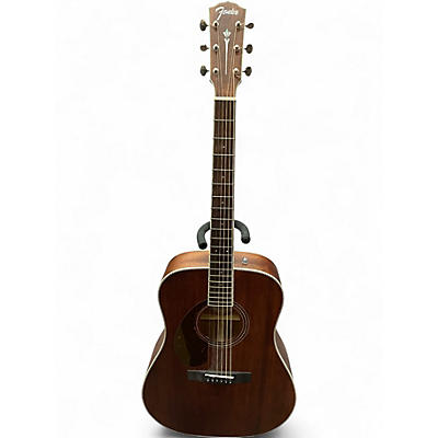 Used Fender Paramount PM-1 Standard Dreadnought Left Handed NAT MAHOGHANY Acoustic Electric Guitar