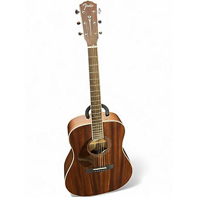 Used Fender Paramount PM-1 Standard Dreadnought Mahogany Acoustic Electric Guitar