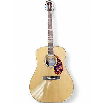 Used Fender Paramount PM-1 Standard Dreadnought Natural Acoustic Electric Guitar