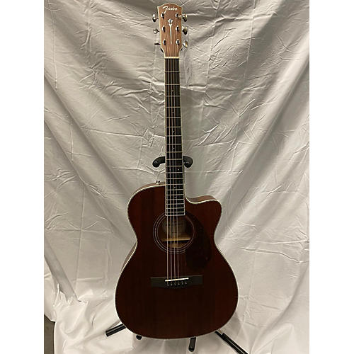 Fender Used Fender Paramount PM-3 Mahogany Acoustic Electric Guitar Mahogany