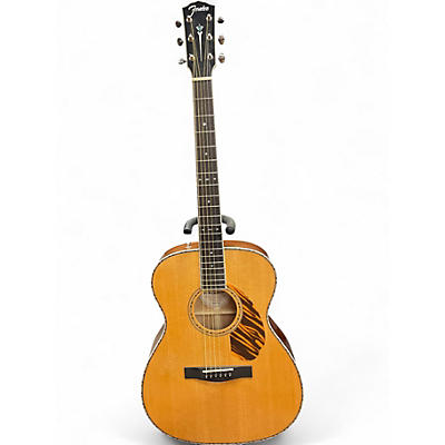 Used Fender Paramount PO-220E Natural Acoustic Electric Guitar