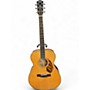 Used Fender Paramount PO-220E Natural Acoustic Electric Guitar Natural
