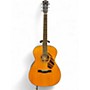 Used Fender Paramount PO220E Natural Acoustic Electric Guitar Natural