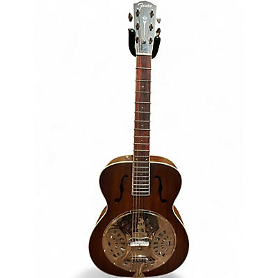 Used Fender Paramount PR180E Brown Acoustic Electric Guitar