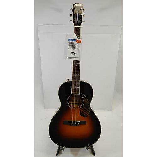 Fender Used Fender Paramount PS-220E Parlor Acoustic-Electric 3 Color Sunburst Acoustic Electric Guitar 3 Color Sunburst