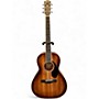 Used Fender Paramount PS-220E Parlor Aged Cognac Burst Acoustic Electric Guitar Aged Cognac Burst