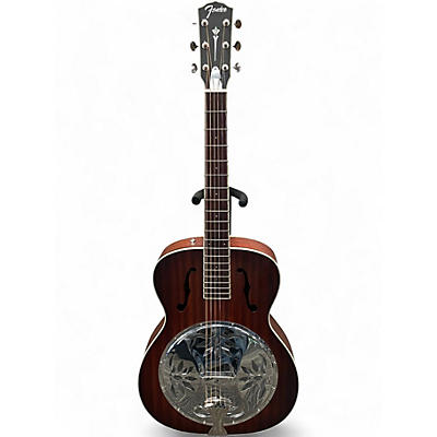 Used Fender Paramount p18E Mahogony Resonator Guitar
