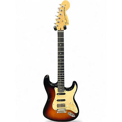 Used Fender Parts Stratocaster 3 Color Sunburst Solid Body Electric Guitar