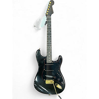 Used Fender Partscaster - FSR Rosewood Neck, American Standard Body Black Solid Body Electric Guitar