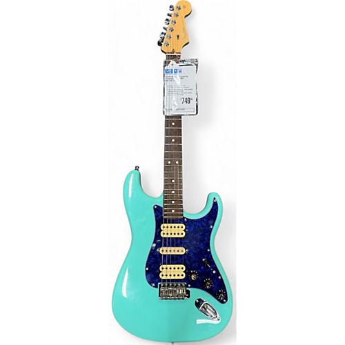 Used Fender Partscaster Turquoise Solid Body Electric Guitar Turquoise