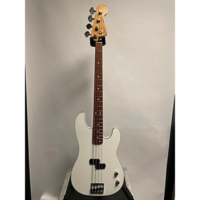 Fender Used Fender Partscaster White Electric Bass Guitar