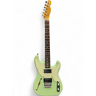 Used Fender Pawn Shop 1972 Seafoam Green Hollow Body Electric Guitar