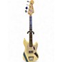 Used Fender Pawn Shop Mustang Bass Olympic White Electric Bass Guitar Olympic White