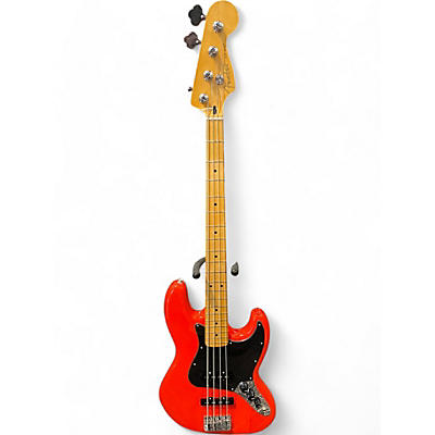 Fender Used Fender Player 2 Jazz Bass Coral Red Electric Bass Guitar