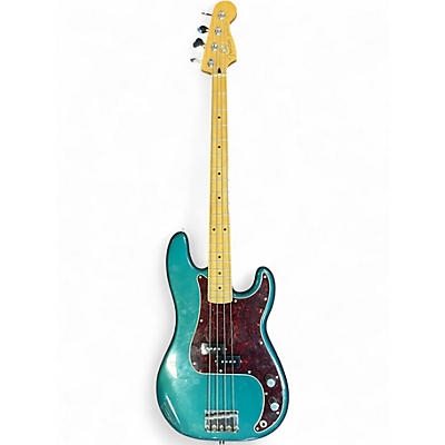 Used Fender Player 2 Precision bass Ocean Turquoise Electric Bass Guitar