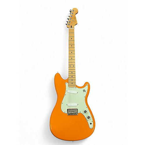 Used Fender Player Duo Sonic Orange Solid Body Electric Guitar Orange