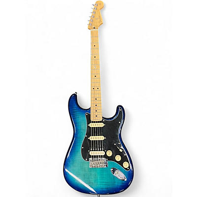 Used Fender Player II HSS Plus Blue Burst Solid Body Electric Guitar