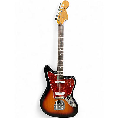 Used Fender Player II Jaguar 2 Tone Sunburst Solid Body Electric Guitar