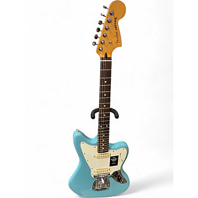 Used Fender Player II Jaguar Blue Solid Body Electric Guitar