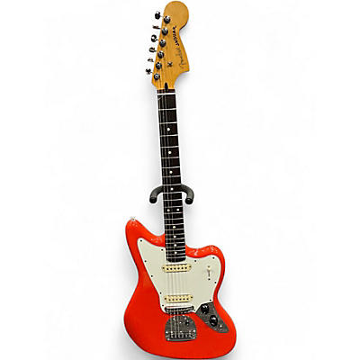 Used Fender Player II Jaguar Fiesta Red Solid Body Electric Guitar