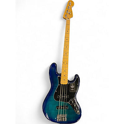 Used Fender Player  II Jazz Bass Blue Burst Solid Body Electric Guitar