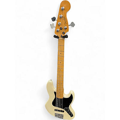 Used Fender Player II Jazz Bass Olympic Pearl Electric Bass Guitar