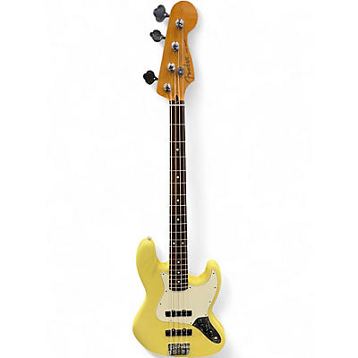 Used Fender Player II Jazz Bass Yellow Electric Bass Guitar