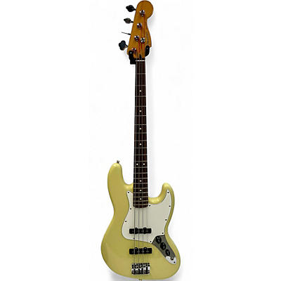 Used Fender Player II Jazz Bass Yellow Electric Bass Guitar