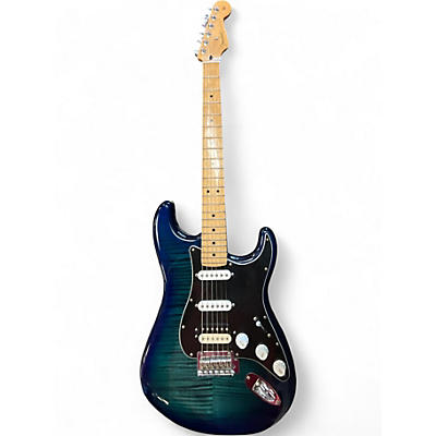 Used Fender Player II Limited Edition Plus Top Figured Blue Burst Solid Body Electric Guitar
