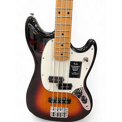 Used Fender Player II Mustang Bass PJ 2 Color Sunburst Electric Bass Guitar