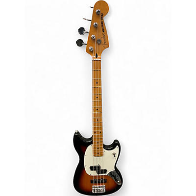 Used Fender Player II Mustang Bass PJ 2 Color Sunburst Electric Bass Guitar