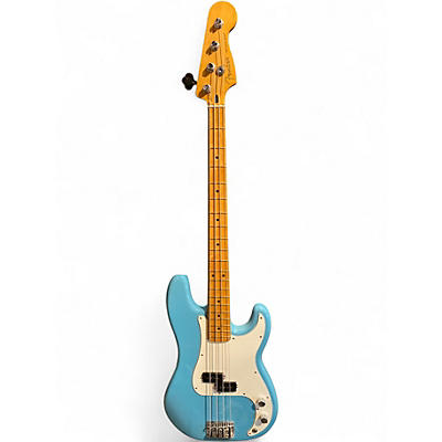 Used Fender Player II Precision Bass Metallic Aqua Marine Electric Bass Guitar