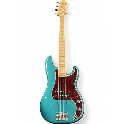 Used Fender Player II Precision Bass Ocean Turquoise Electric Bass Guitar