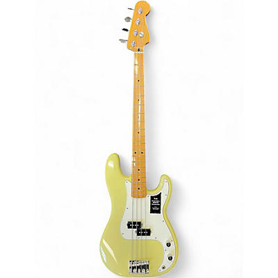 Used Fender Player II Precision Bass Vintage Yellow Electric Bass Guitar