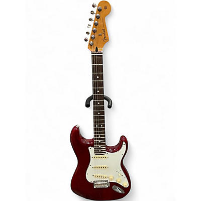 Used Fender Player II STRATOCASTER TRANS CHERRY Solid Body Electric Guitar