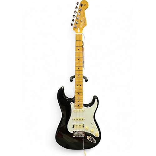 Used Fender Player II Strat HSS Midnight Black Solid Body Electric Guitar Midnight Black