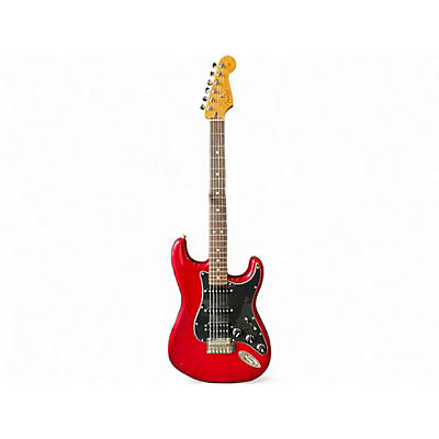 Used Fender Player II Stratcaster HSS Metallic Candy Red Burst Solid Body Electric Guitar